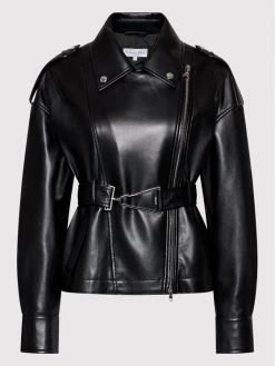 Patrizia Pepe Γυναίκες Δερμάτινα Μπουφάν Μπουφάν από απομίμηση δέρματος 8O0041/E005-K103 Μαύρο Regular Fit Μαύρο -Patrizia Pepe Κατάστημα unnamed file 279