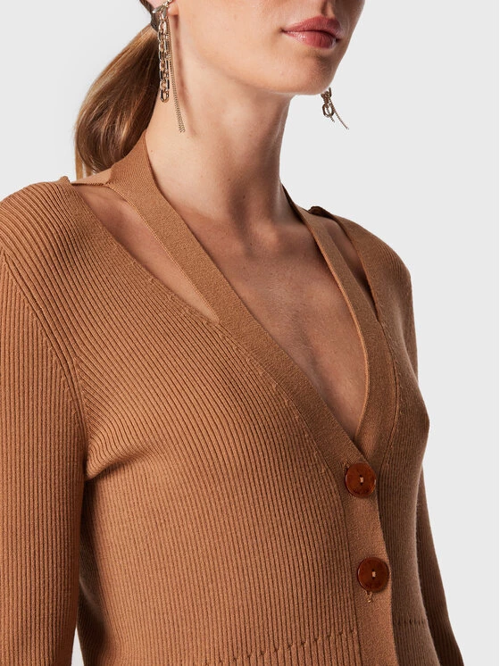 Patrizia Pepe Γυναίκες Πλεκτά Φορέματα Φόρεμα υφασμάτινο 2A2452/K031-B746 Καφέ Slim Fit Καφέ 7 Patrizia Pepe Γυναίκες Πλεκτά Φορέματα Φόρεμα υφασμάτινο 2A2452/K031-B746 Καφέ Slim Fit Καφέ - Image 5