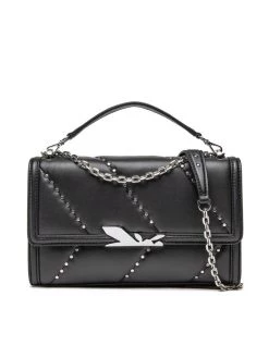 Γυναίκες Τσάντες Βραδινές Τσάντα PATRIZIA PEPE-8B0058 Μαύρο Μαύρο