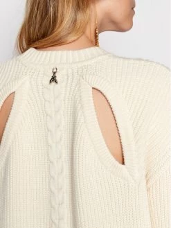 Patrizia Pepe Γυναίκες Πουλόβερ 8K0063/K037-W146 Λευκό Regular Fit Λευκό -Patrizia Pepe Κατάστημα unnamed file 299