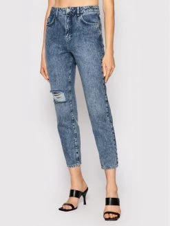 Patrizia Pepe Γυναίκες Straight Leg Τζιν 8P0402/D1WZB-C922 Μπλε Regular Fit Μπλε