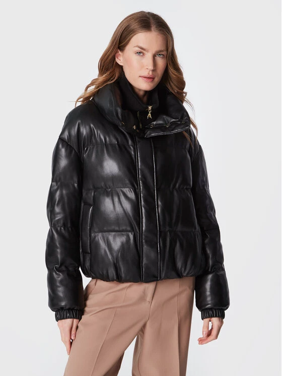 Patrizia Pepe Γυναίκες Χειμωνιάτικα Μπουφάν Μπουφάν από απομίμηση δέρματος 2O0022/E005-K103 Μαύρο Regular Fit Μαύρο 3 Patrizia Pepe Γυναίκες Χειμωνιάτικα Μπουφάν Μπουφάν από απομίμηση δέρματος 2O0022/E005-K103 Μαύρο Regular Fit Μαύρο