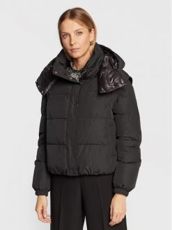 Patrizia Pepe Γυναίκες Χειμωνιάτικα Μπουφάν Μπουφάν πουπουλένιο 2O0008/A150-K103 Μαύρο Regular Fit Μαύρο