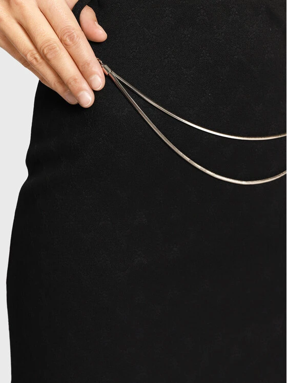 Patrizia Pepe Γυναίκες Φούστα Mini 2G0882/A9M2-K411 Μαύρο Regular Fit Μαύρο 7 Patrizia Pepe Γυναίκες Φούστα Mini 2G0882/A9M2-K411 Μαύρο Regular Fit Μαύρο - Image 5