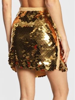 Patrizia Pepe Γυναίκες Φούστα Mini 2G0880/A179-Y405 Χρυσό Regular Fit Χρυσό -Patrizia Pepe Κατάστημα unnamed file 3272