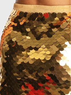 Patrizia Pepe Γυναίκες Φούστα Mini 2G0880/A179-Y405 Χρυσό Regular Fit Χρυσό -Patrizia Pepe Κατάστημα unnamed file 3274