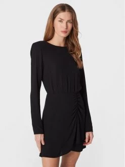 Patrizia Pepe Γυναίκες Καθημερινά Φορέματα Φόρεμα καθημερινό 2A2464/A8I1-K103 Μαύρο Regular Fit Μαύρο