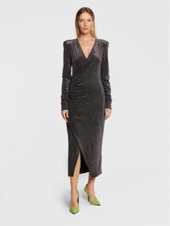 Patrizia Pepe Γυναίκες Βραδινά Φορέματα Φόρεμα βραδινό 2A2446/J049-S649 Γκρι Slim Fit Γκρι