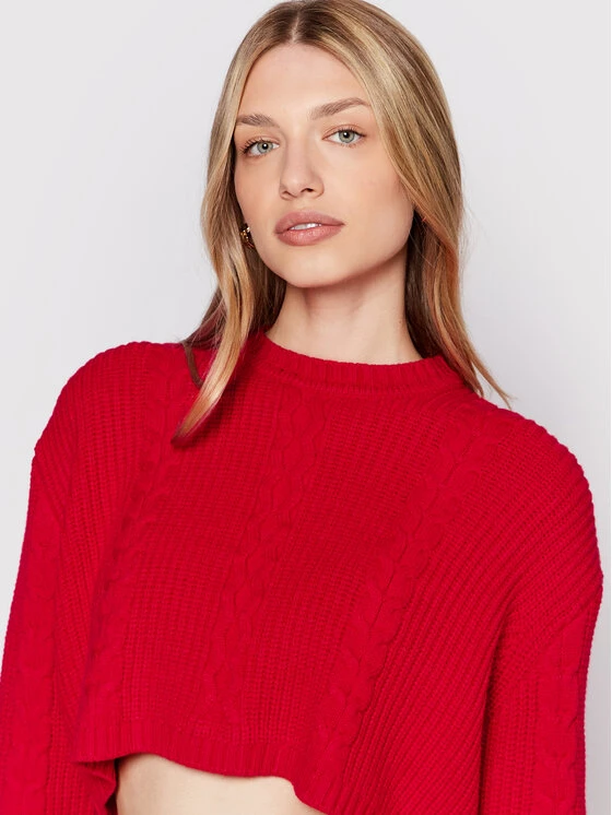 Patrizia Pepe Γυναίκες Πουλόβερ 8K0064/K037-R754 Κόκκινο Regular Fit Κόκκινο 6 Patrizia Pepe Γυναίκες Πουλόβερ 8K0064/K037-R754 Κόκκινο Regular Fit Κόκκινο - Image 4