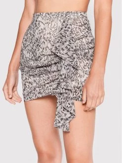 Patrizia Pepe Γυναίκες Φούστα Mini 8G0300/A112-F578 Γκρι Slim Fit Γκρι