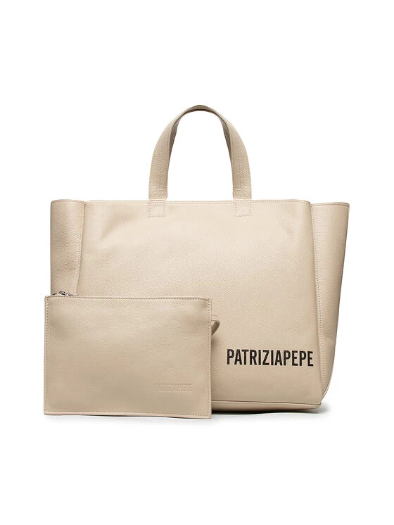Patrizia Pepe Γυναίκες Τσάντες Shoppers Τσάντα CB0012/L001-B732 Μπεζ Μπεζ 4 Patrizia Pepe Γυναίκες Τσάντες Shoppers Τσάντα CB0012/L001-B732 Μπεζ Μπεζ - Image 2