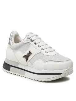 Patrizia Pepe Γυναίκες Αθλητικά PJ159.30 Ασημί Ασημί