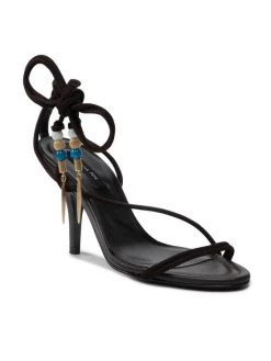 Patrizia Pepe Γυναίκες Σανδάλια 2X0011/L033-B733 Καφέ Καφέ