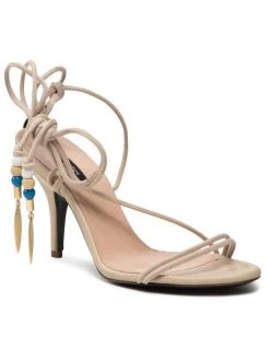 Patrizia Pepe Γυναίκες Σανδάλια 2X0011/L033-B732 Μπεζ Μπεζ