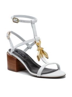 Patrizia Pepe Γυναίκες Σανδάλια 8X0022/L011-W146 Λευκό Λευκό