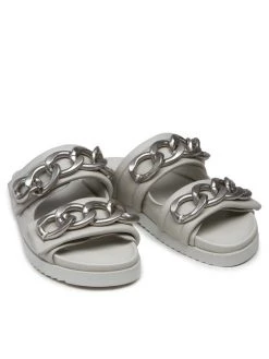 Patrizia Pepe Γυναίκες Παντόφλες 8X0030/L026-S636 Γκρι Γκρι -Patrizia Pepe Κατάστημα unnamed file 3666