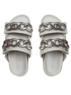 Patrizia Pepe Γυναίκες Παντόφλες 8X0030/L026-S636 Γκρι Γκρι -Patrizia Pepe Κατάστημα unnamed file 3667