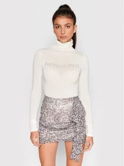 Patrizia Pepe Γυναίκες Μπλουζάκια Ζιβάγκο 8M1441/J040-W146 Μπεζ Regular Fit Μπεζ