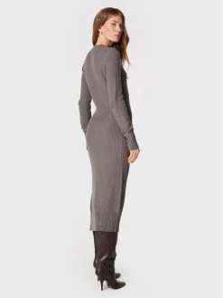 Patrizia Pepe Γυναίκες Πλεκτά Φορέματα Φόρεμα υφασμάτινο 2A2454/K9O3-S644 Γκρι Regular Fit Γκρι -Patrizia Pepe Κατάστημα unnamed file 37