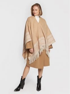 Patrizia Pepe Γυναίκες Φουλάρια Πόντσο 8F0017/A400-B134 Μπεζ Μπεζ