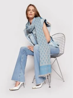 Patrizia Pepe Γυναίκες Κασκόλ Πασμίνα 8F0002/A073-C903 Μπλε Μπλε -Patrizia Pepe Κατάστημα unnamed file 3963