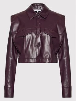 Patrizia Pepe Γυναίκες Δερμάτινα Μπουφάν Μπουφάν από απομίμηση δέρματος 8C0561/E005-M424 Μωβ Regular Fit Μωβ -Patrizia Pepe Κατάστημα unnamed file 455