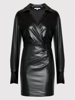 Patrizia Pepe Γυναίκες Δερμάτινα Φορέματα Φόρεμα από απομίμηση δέρματος 8A0986/E005-K103 Μαύρο Regular Fit Μαύρο -Patrizia Pepe Κατάστημα unnamed file 460