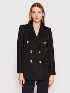 Patrizia Pepe Γυναίκες Μεταβατικά Παλτά Παλτό μεταβατικό 8O0047/A9F8-K103 Μαύρο Regular Fit Μαύρο