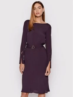 Patrizia Pepe Γυναίκες Κοκτέιλ Φορέματα Φόρεμα κοκτέιλ 8A1022/A8I1-M424 Μωβ Slim Fit Μωβ