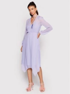 Patrizia Pepe Γυναίκες Κοκτέιλ Φορέματα Φόρεμα κοκτέιλ 8A1031/A060-M134 Μωβ Regular Fit Μωβ