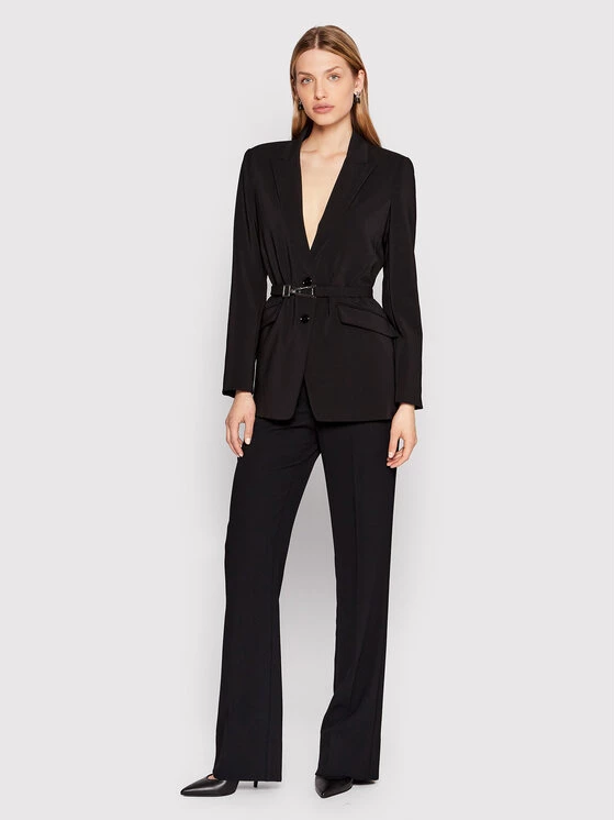 Patrizia Pepe Γυναίκες Σακάκια & Μπλέιζερ Μπλέιζερ 8S0439/A6F5-K103 Μαύρο Regular Fit Μαύρο 4 Patrizia Pepe Γυναίκες Σακάκια & Μπλέιζερ Μπλέιζερ 8S0439/A6F5-K103 Μαύρο Regular Fit Μαύρο - Image 2