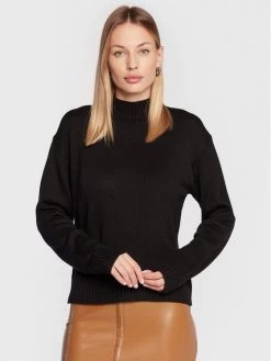 Patrizia Pepe Γυναίκες Πουλόβερ 2K0165/K053-F286 Μαύρο Regular Fit Μαύρο