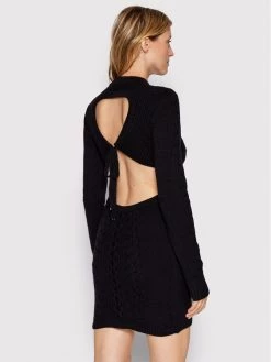 Patrizia Pepe Γυναίκες Πλεκτά Φορέματα Φόρεμα υφασμάτινο 8A0998/K037-K103 Μαύρο Slim Fit Μαύρο -Patrizia Pepe Κατάστημα unnamed file 569