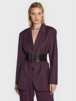 Patrizia Pepe Γυναίκες Σακάκια & Μπλέιζερ Μπλέιζερ 8S0442/A106-M424 Μωβ Oversize Μωβ