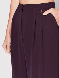 Patrizia Pepe Γυναίκες Υφασμάτινα Παντελόνια Παντελόνι υφασμάτινο 8P0461/A3ZJ-M424 Μωβ Relaxed Fit Μωβ -Patrizia Pepe Κατάστημα unnamed file 621