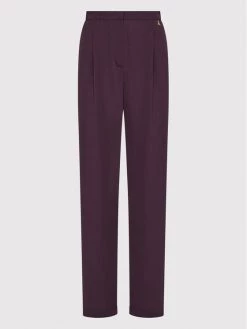 Patrizia Pepe Γυναίκες Υφασμάτινα Παντελόνια Παντελόνι υφασμάτινο 8P0461/A3ZJ-M424 Μωβ Relaxed Fit Μωβ -Patrizia Pepe Κατάστημα unnamed file 622