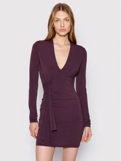 Patrizia Pepe Γυναίκες Κοκτέιλ Φορέματα Φόρεμα κοκτέιλ 8A1052/J3EV-M424 Μωβ Slim Fit Μωβ