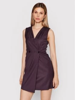 Patrizia Pepe Γυναίκες Κοκτέιλ Φορέματα Φόρεμα κοκτέιλ 8A0987/A106-M424 Μωβ Regular Fit Μωβ