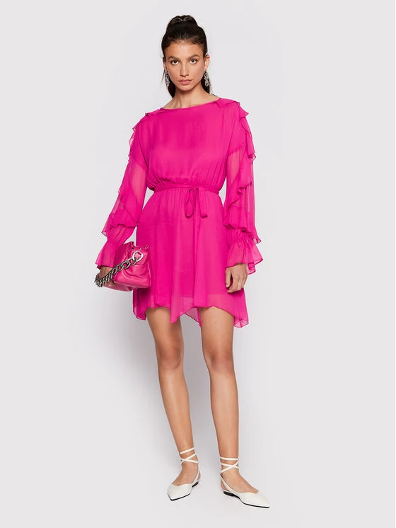 Patrizia Pepe Γυναίκες Κοκτέιλ Φορέματα Φόρεμα κοκτέιλ 8A1040/A060-M428 Ροζ Regular Fit Ροζ 4 Patrizia Pepe Γυναίκες Κοκτέιλ Φορέματα Φόρεμα κοκτέιλ 8A1040/A060-M428 Ροζ Regular Fit Ροζ - Image 2