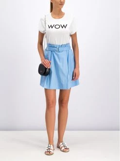 Patrizia Pepe Γυναίκες T-shirts T-Shirt 2J2166/A2YM-W103 Λευκό Regular Fit Λευκό