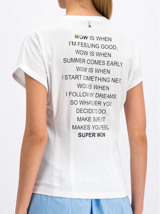 Patrizia Pepe Γυναίκες T-shirts T-Shirt 2J2166/A2YM-W103 Λευκό Regular Fit Λευκό 7 Patrizia Pepe Γυναίκες T-shirts T-Shirt 2J2166/A2YM-W103 Λευκό Regular Fit Λευκό - Image 5