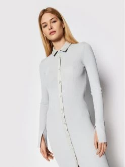 Patrizia Pepe Γυναίκες Φορέματα σε Στυλ Πουκάμισο & Σεμιζιέ Φόρεμα υφασμάτινο 8K1183/K007-S633 Γκρι Slim Fit Γκρι -Patrizia Pepe Κατάστημα unnamed file 699