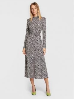 Patrizia Pepe Γυναίκες Καθημερινά Φορέματα Φόρεμα καθημερινό 2A2461/J065-J3A3 Μαύρο Slim Fit Μαύρο