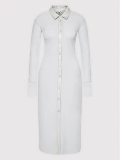 Patrizia Pepe Γυναίκες Φορέματα σε Στυλ Πουκάμισο & Σεμιζιέ Φόρεμα υφασμάτινο 8K1183/K007-S633 Γκρι Slim Fit Γκρι -Patrizia Pepe Κατάστημα unnamed file 700