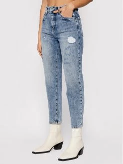 Patrizia Pepe Γυναίκες Straight Leg Τζιν 8P0402/D1WZB-C901 Μπλε Regular Fit Μπλε