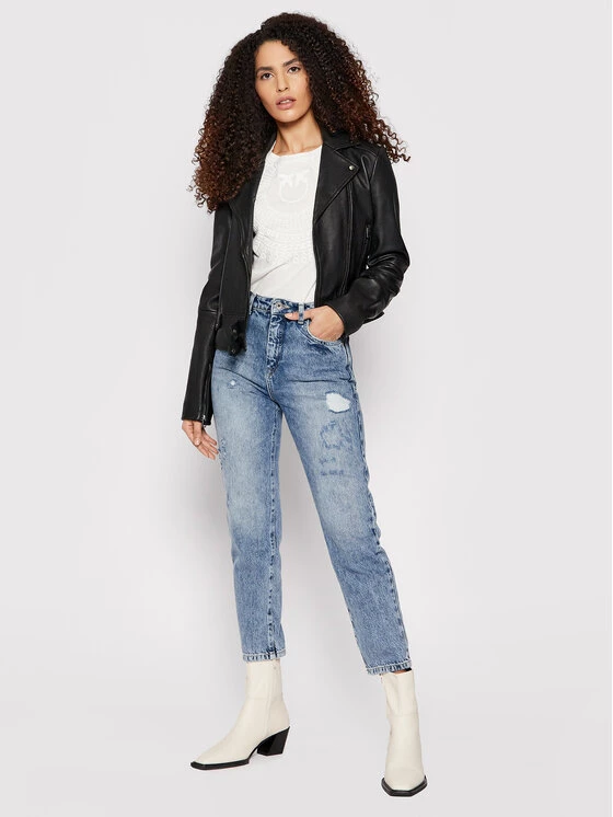 Patrizia Pepe Γυναίκες Straight Leg Τζιν 8P0402/D1WZB-C901 Μπλε Regular Fit Μπλε 4 Patrizia Pepe Γυναίκες Straight Leg Τζιν 8P0402/D1WZB-C901 Μπλε Regular Fit Μπλε - Image 2