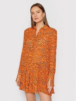 Patrizia Pepe Γυναίκες Φορέματα σε Στυλ Πουκάμισο & Σεμιζιέ Φόρεμα πουκάμισο 8A0974/A027-FC57 Πορτοκαλί Regular Fit Πορτοκαλί