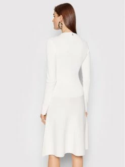 Patrizia Pepe Γυναίκες Πλεκτά Φορέματα Φόρεμα υφασμάτινο 8A0975/K003-W146 Λευκό Regular Fit Λευκό -Patrizia Pepe Κατάστημα unnamed file 746