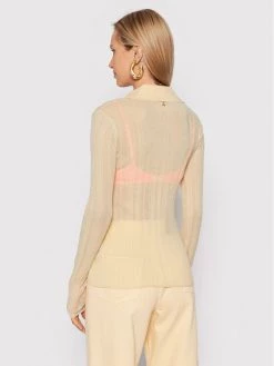 Patrizia Pepe Γυναίκες Μπλουζάκια Μπλουζάκι 8K0003/K004-J2U3 Μπεζ Slim Fit Μπεζ -Patrizia Pepe Κατάστημα unnamed file 751