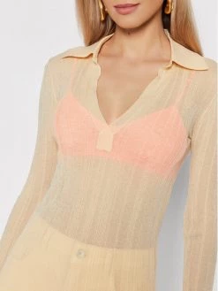 Patrizia Pepe Γυναίκες Μπλουζάκια Μπλουζάκι 8K0003/K004-J2U3 Μπεζ Slim Fit Μπεζ -Patrizia Pepe Κατάστημα unnamed file 752